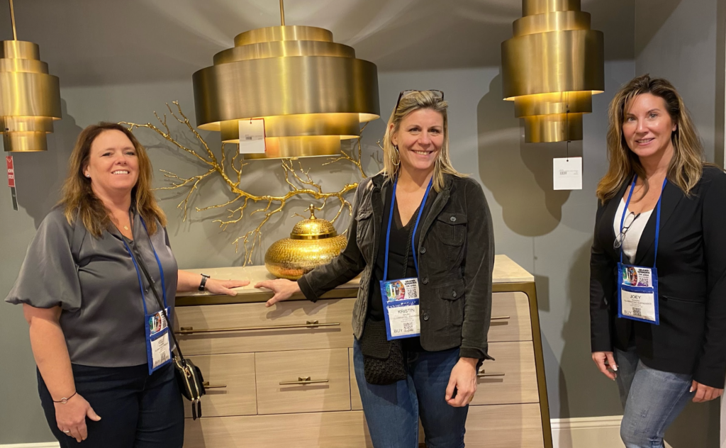 Kelli, Kristin, and Joey of Illuminating Expressions, Rochester, NY in Dallas for Lightovation 2023